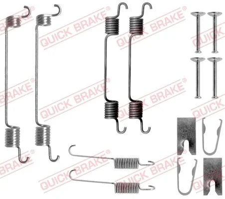 Sada príslušenstva, brzdové čeľuste QUICK BRAKE 105-0797