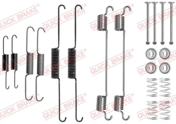 Priedų komplektas, stabdžių trinkelės QUICK BRAKE 105-0817