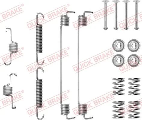 Priedų komplektas, stabdžių trinkelės QUICK BRAKE 105-0819
