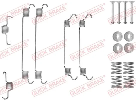 Priedų komplektas, stabdžių trinkelės QUICK BRAKE 105-0820
