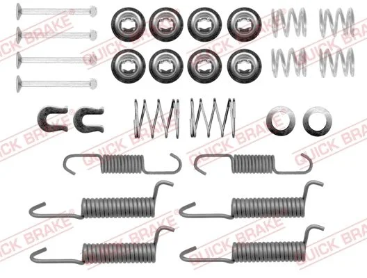Priedų komplektas, stovėjimo stabdžių trinkelės QUICK BRAKE 105-0821