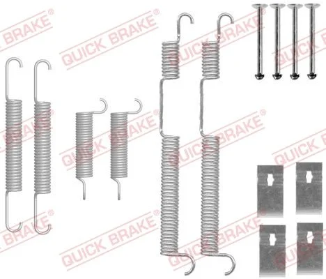 Sada príslušenstva, brzdové čeľuste QUICK BRAKE 105-0844