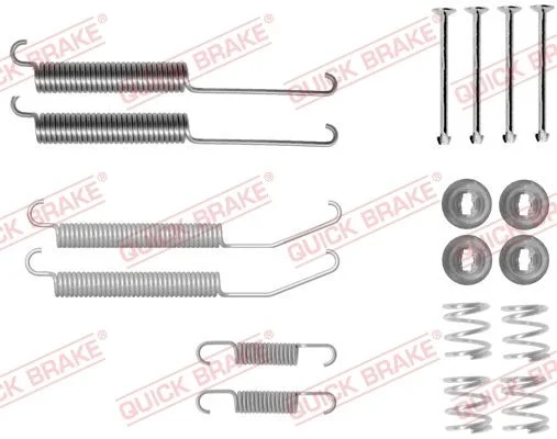 Priedų komplektas, stabdžių trinkelės QUICK BRAKE 105-0845