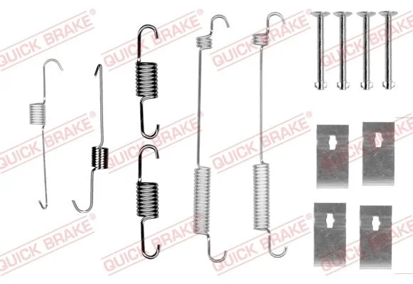 Sada príslušenstva, brzdové čeľuste QUICK BRAKE 105-0846