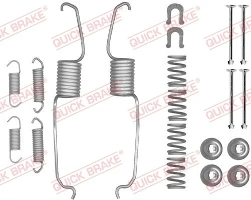 Sada príslušenstva, brzdové čeľuste QUICK BRAKE 105-0853