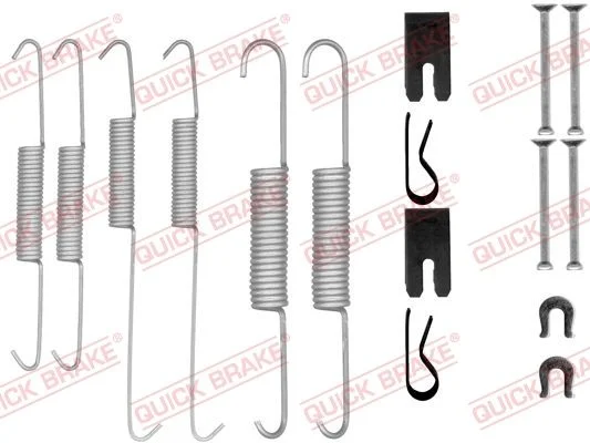 Priedų komplektas, stabdžių trinkelės QUICK BRAKE 105-0854