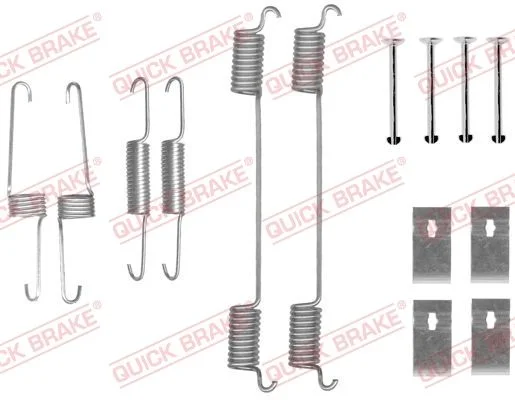Sada príslušenstva, brzdové čeľuste QUICK BRAKE 105-0859