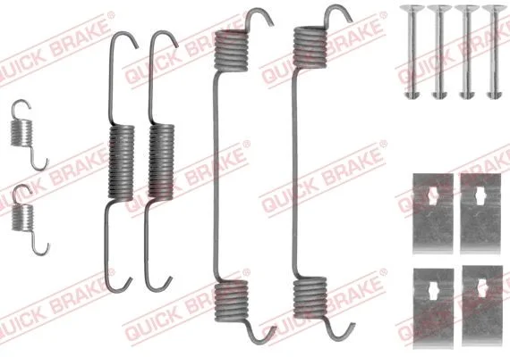 Sada príslušenstva, brzdové čeľuste QUICK BRAKE 105-0860
