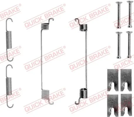 Accessory Kit, brake shoes QUICK BRAKE 105-0866
