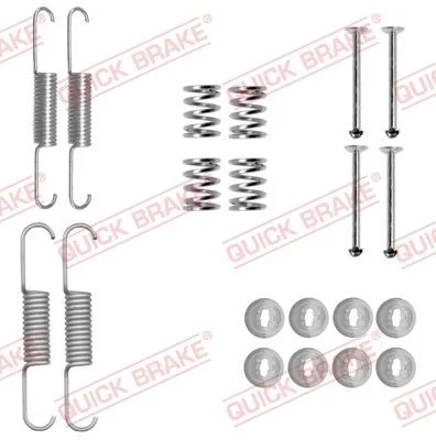Priedų komplektas, stovėjimo stabdžių trinkelės QUICK BRAKE 105-0880