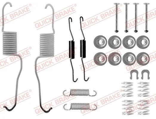 Priedų komplektas, stabdžių trinkelės QUICK BRAKE 105-0886