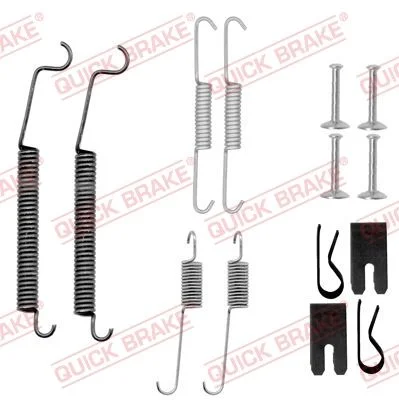Priedų komplektas, stabdžių trinkelės QUICK BRAKE 105-0891