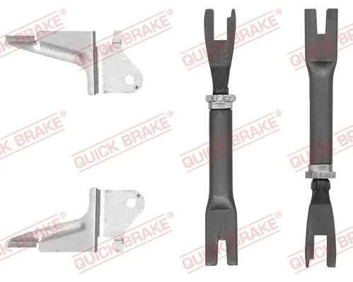 Reguliatorių komplektas, būgninis stabdys QUICK BRAKE 108 53 014