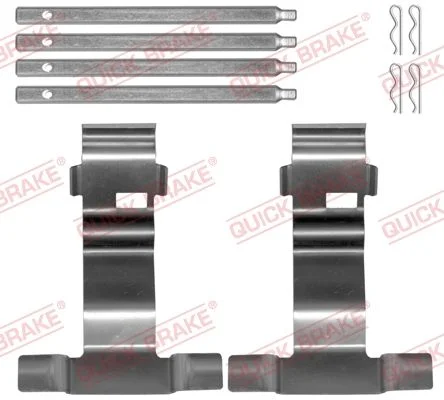Priedų komplektas, diskinių stabdžių trinkelės QUICK BRAKE 109-0043
