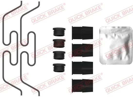 Priedų komplektas, diskinių stabdžių trinkelės QUICK BRAKE 109-0090