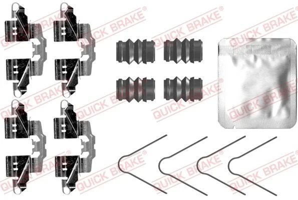 Priedų komplektas, diskinių stabdžių trinkelės QUICK BRAKE 109-0098