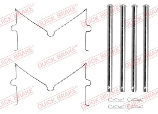 Priedų komplektas, diskinių stabdžių trinkelės QUICK BRAKE 109-0180