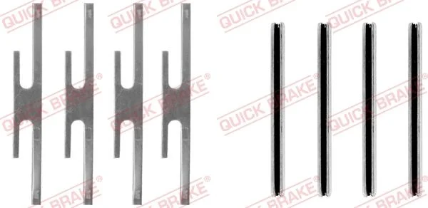 Sada príslušenstva, platnička kotúčovej brzdy QUICK BRAKE 109-0975