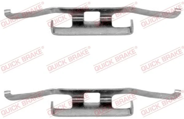 Priedų komplektas, diskinių stabdžių trinkelės QUICK BRAKE 109-1098