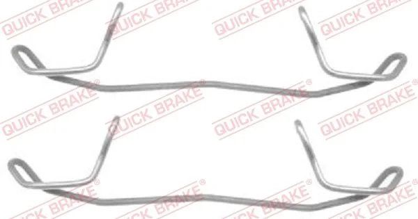 Priedų komplektas, diskinių stabdžių trinkelės QUICK BRAKE 109-1123