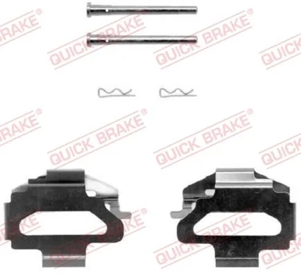 Accessory Kit, disc brake pad QUICK BRAKE 109-1141