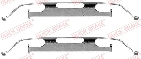 Priedų komplektas, diskinių stabdžių trinkelės QUICK BRAKE 109-1223