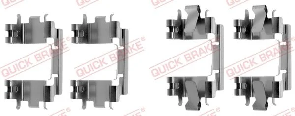 Priedų komplektas, diskinių stabdžių trinkelės QUICK BRAKE 109-1257