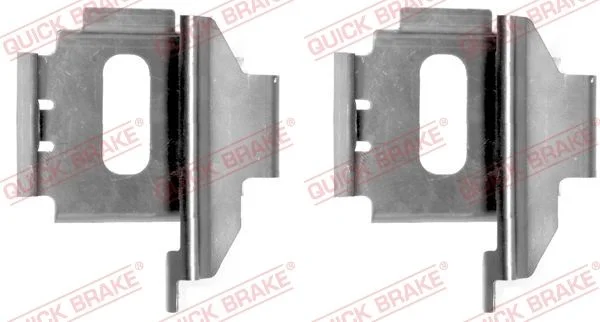 Priedų komplektas, diskinių stabdžių trinkelės QUICK BRAKE 109-1283