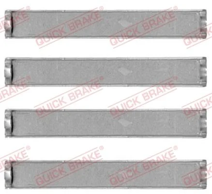 Priedų komplektas, diskinių stabdžių trinkelės QUICK BRAKE 109-1284