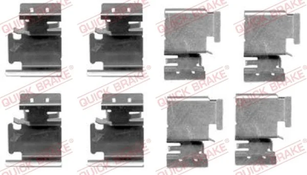 Accessory Kit, disc brake pad QUICK BRAKE 109-1298