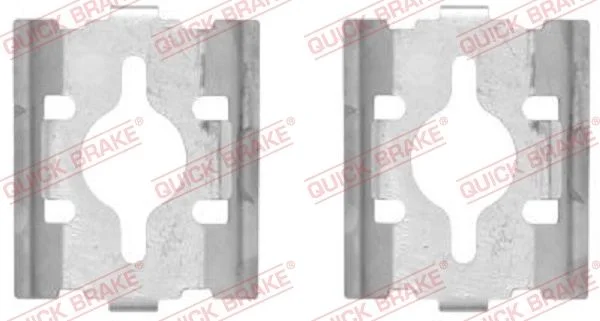 Accessory Kit, disc brake pad QUICK BRAKE 109-1600