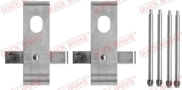 Priedų komplektas, diskinių stabdžių trinkelės QUICK BRAKE 109-1634
