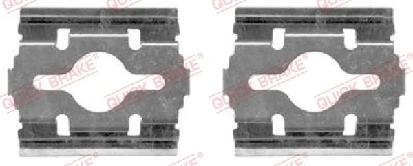 Accessory Kit, disc brake pad QUICK BRAKE 109-1657