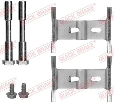 Priedų komplektas, diskinių stabdžių trinkelės QUICK BRAKE 109-1658