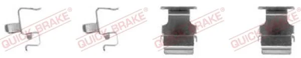 Priedų komplektas, diskinių stabdžių trinkelės QUICK BRAKE 109-1673