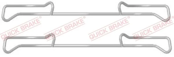 Priedų komplektas, diskinių stabdžių trinkelės QUICK BRAKE 109-1678