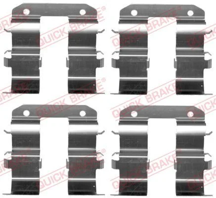 Priedų komplektas, diskinių stabdžių trinkelės QUICK BRAKE 109-1734