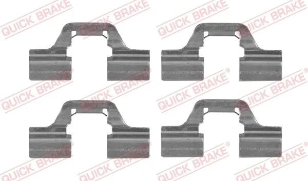 Priedų komplektas, diskinių stabdžių trinkelės QUICK BRAKE 109-1749