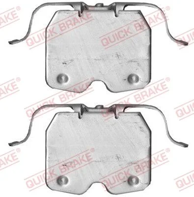 Priedų komplektas, diskinių stabdžių trinkelės QUICK BRAKE 109-1759