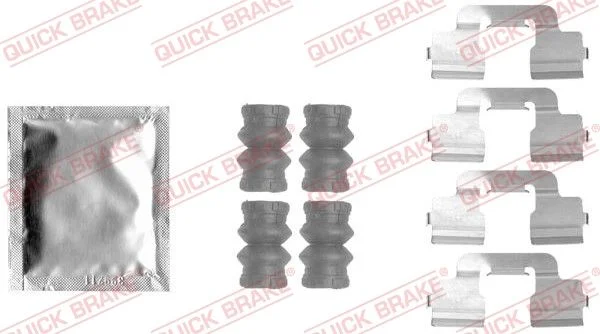 Priedų komplektas, diskinių stabdžių trinkelės QUICK BRAKE 109-1797