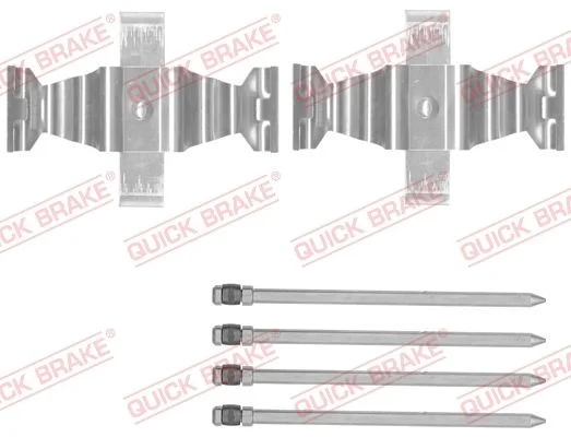 Priedų komplektas, diskinių stabdžių trinkelės QUICK BRAKE 109-1829