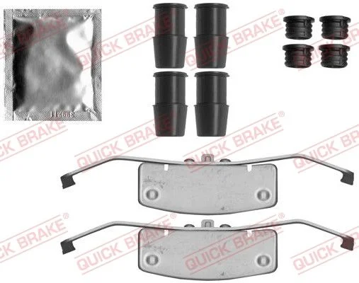 Priedų komplektas, diskinių stabdžių trinkelės QUICK BRAKE 109-1837
