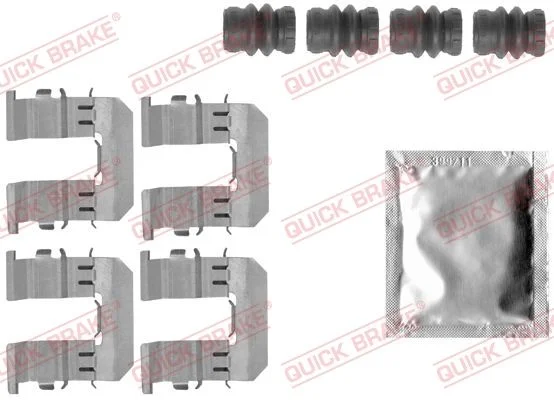 Priedų komplektas, diskinių stabdžių trinkelės QUICK BRAKE 109-1847