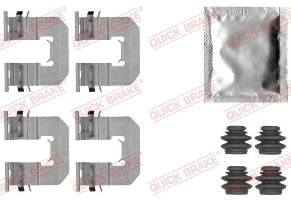 Priedų komplektas, diskinių stabdžių trinkelės QUICK BRAKE 109-1856