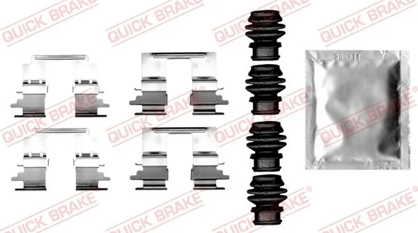 Priedų komplektas, diskinių stabdžių trinkelės QUICK BRAKE 109-1896
