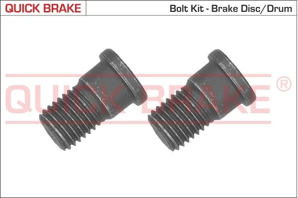 Varžtų komplektas, stabdžių diskas QUICK BRAKE 11666K