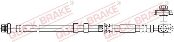 Brzdová hadica QUICK BRAKE 59.801X