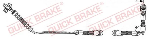Stabdžių žarnelė QUICK BRAKE 59.941X