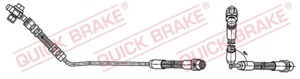 Stabdžių žarnelė QUICK BRAKE 59.942X