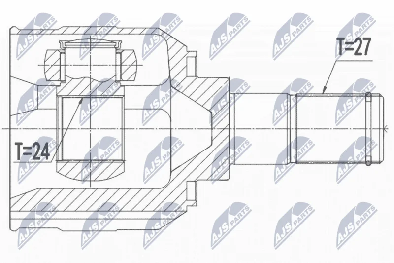 Joint Kit, drive shaft NTY NPW-HY-558